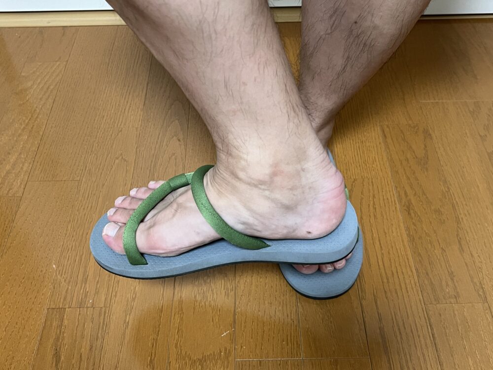 ソックオンサンダル使用のイメージ(側面)