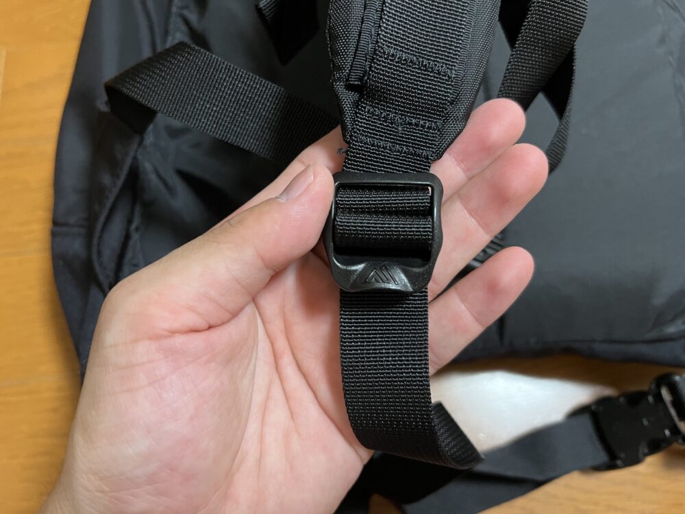 ショルダーハーネスのバックル