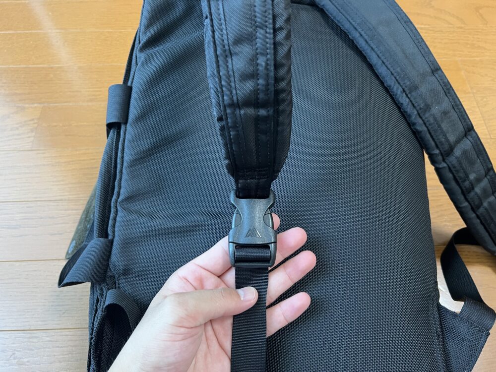 ショルダーハーネスのバックル