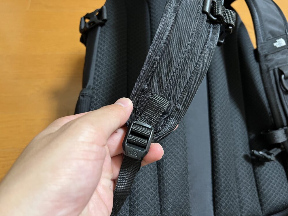 ショルダーハーネスのバックル