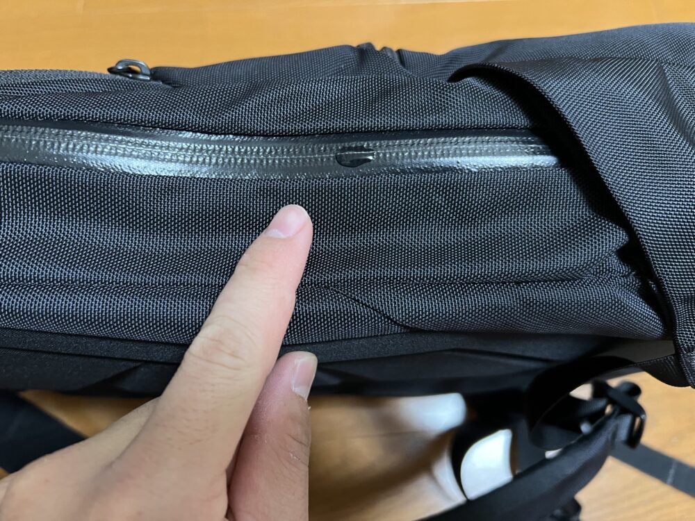 撥水加工のチェック