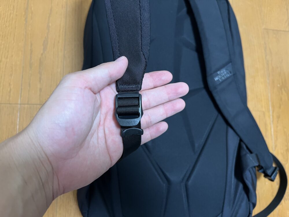 ショルダーハーネスのバックル