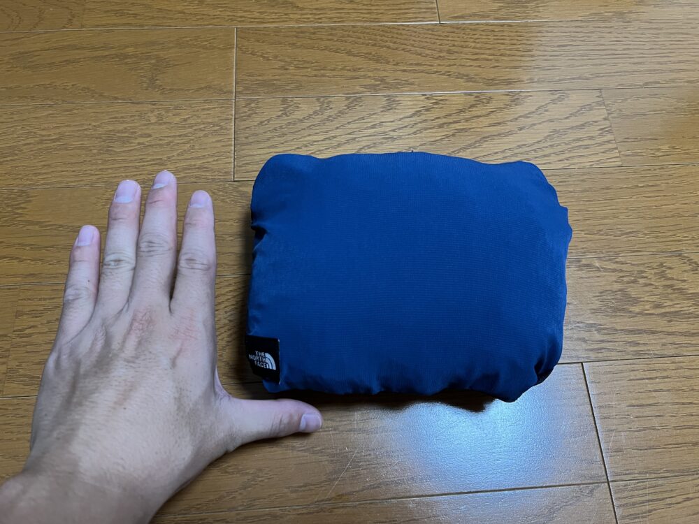 手のひらサイズに収納