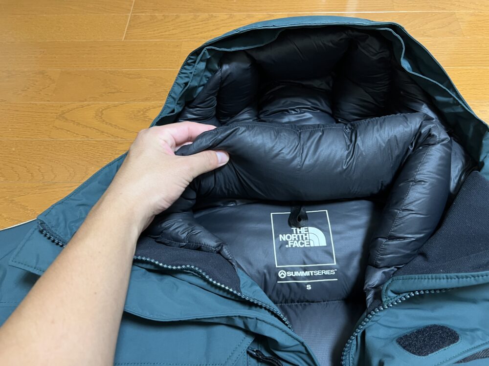 首周りのダウン