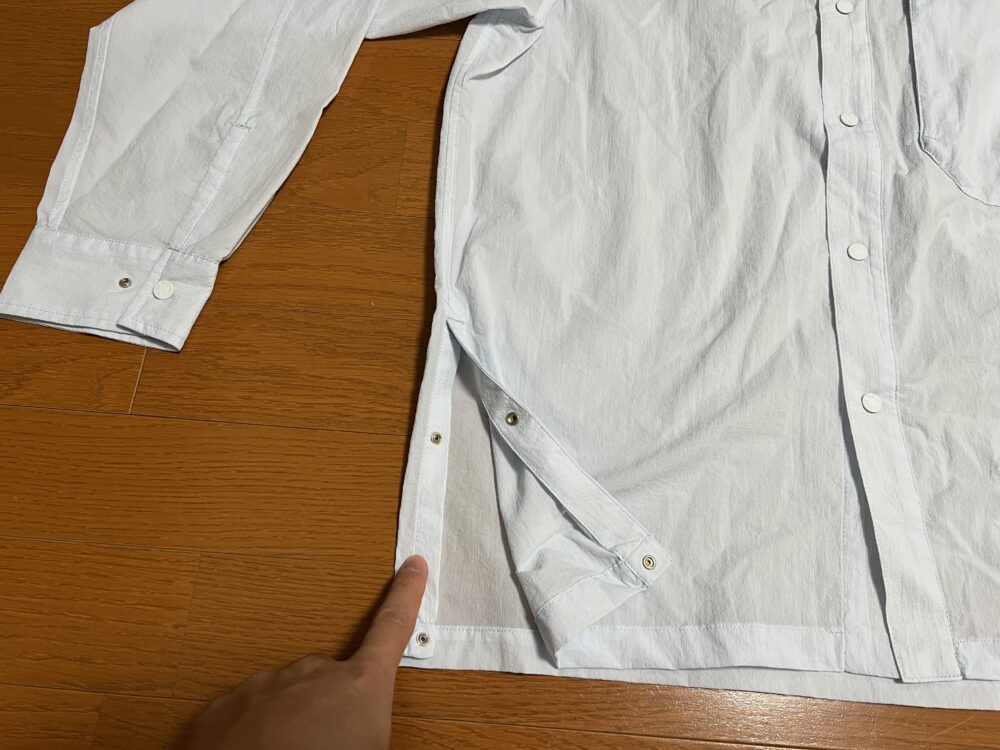 ボタン付きスリッド