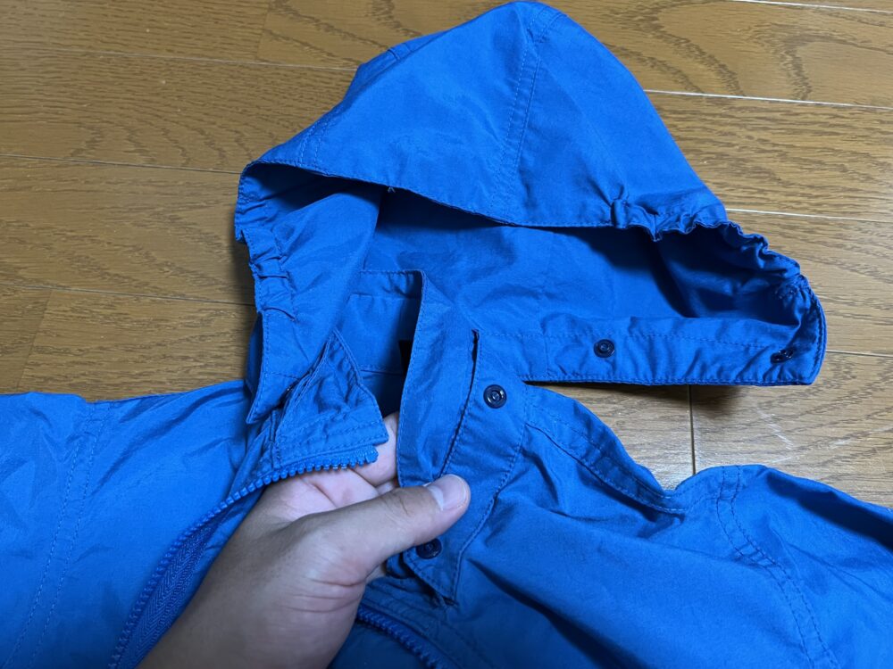 取り外し可能なフード