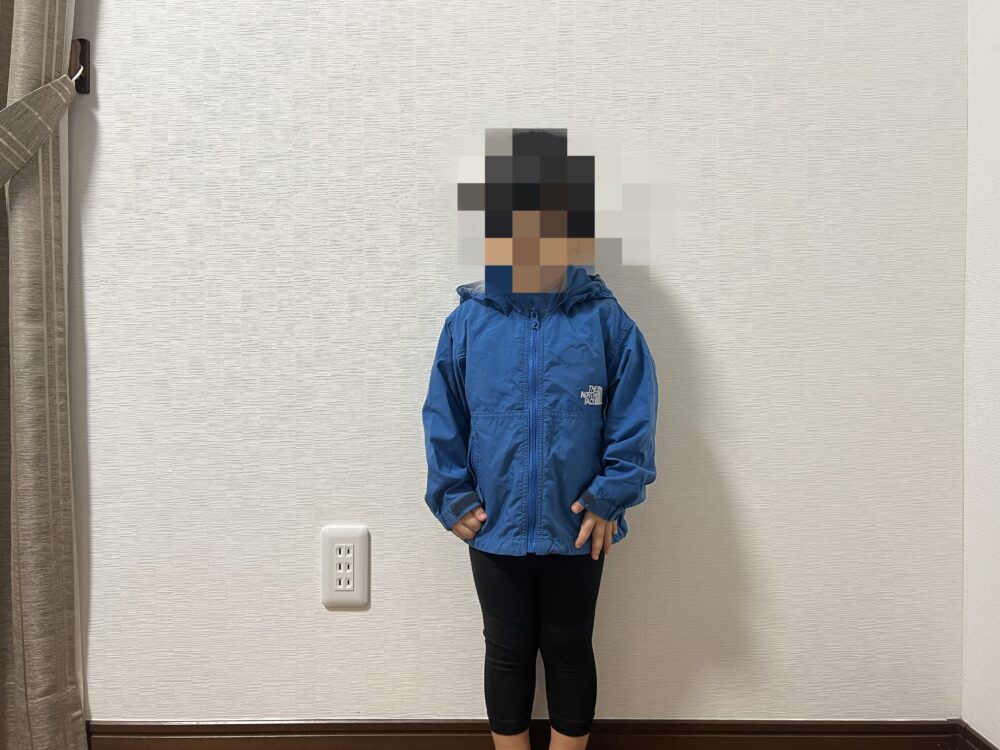 身長93㎝,体重13㎏ 90cmサイズ着用