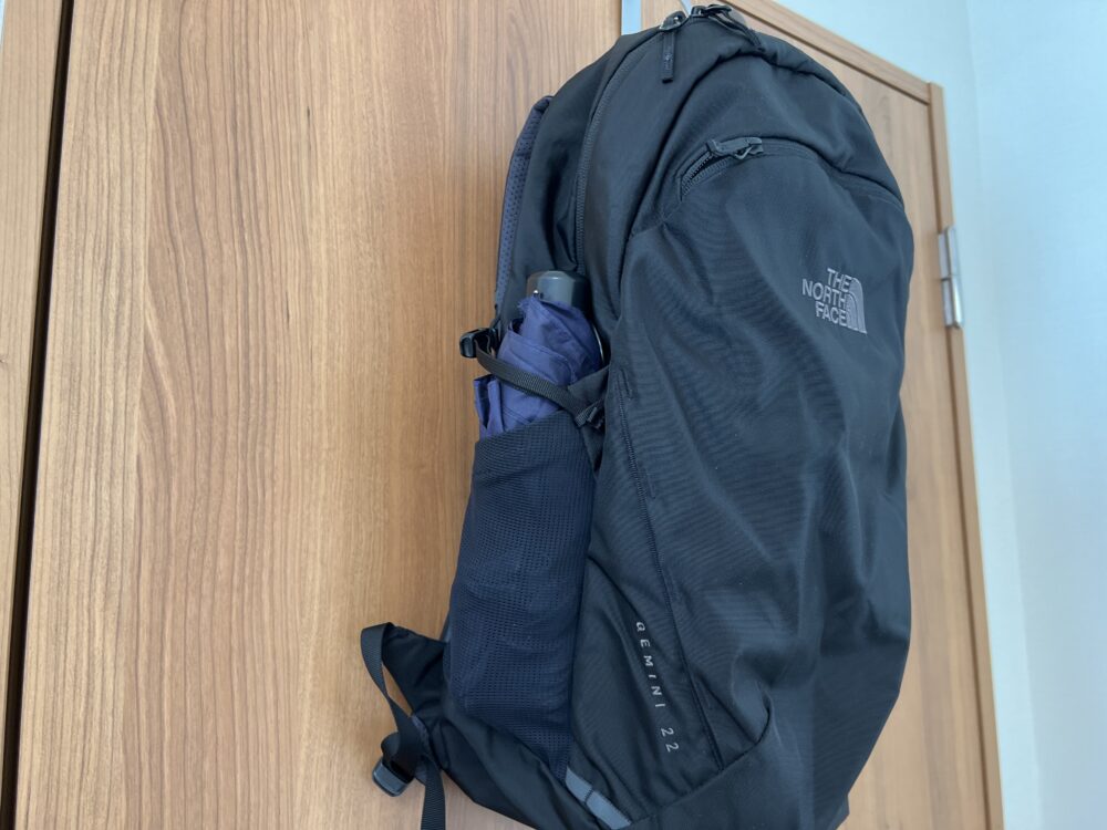 折りたたみ傘がすっぽり