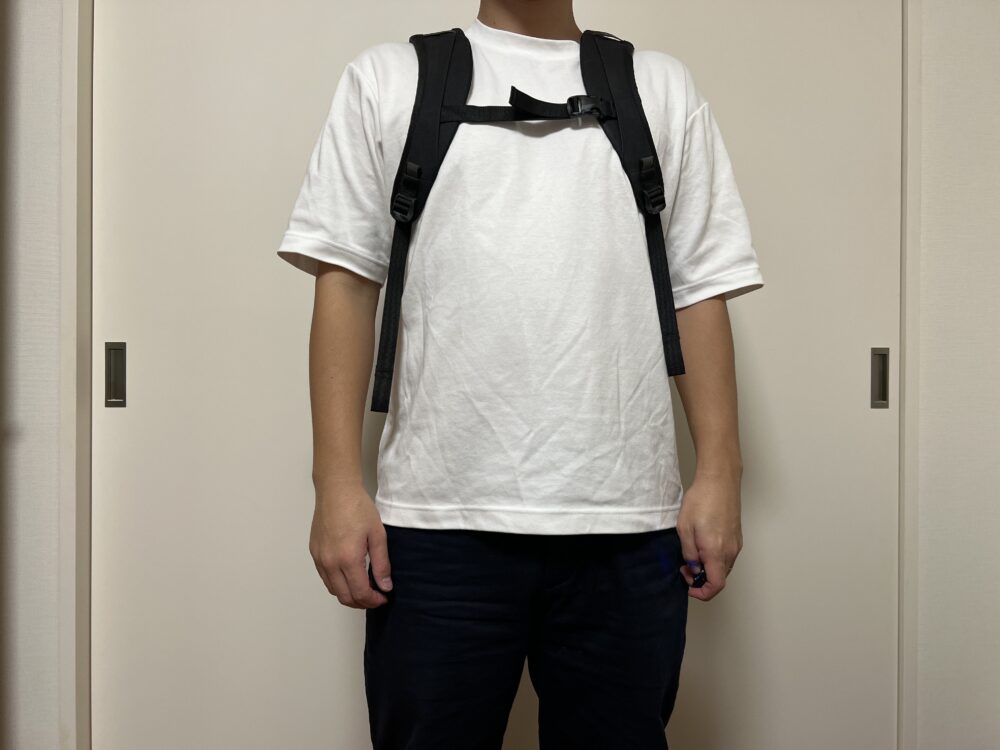 チェストベルト使用時のイメージ