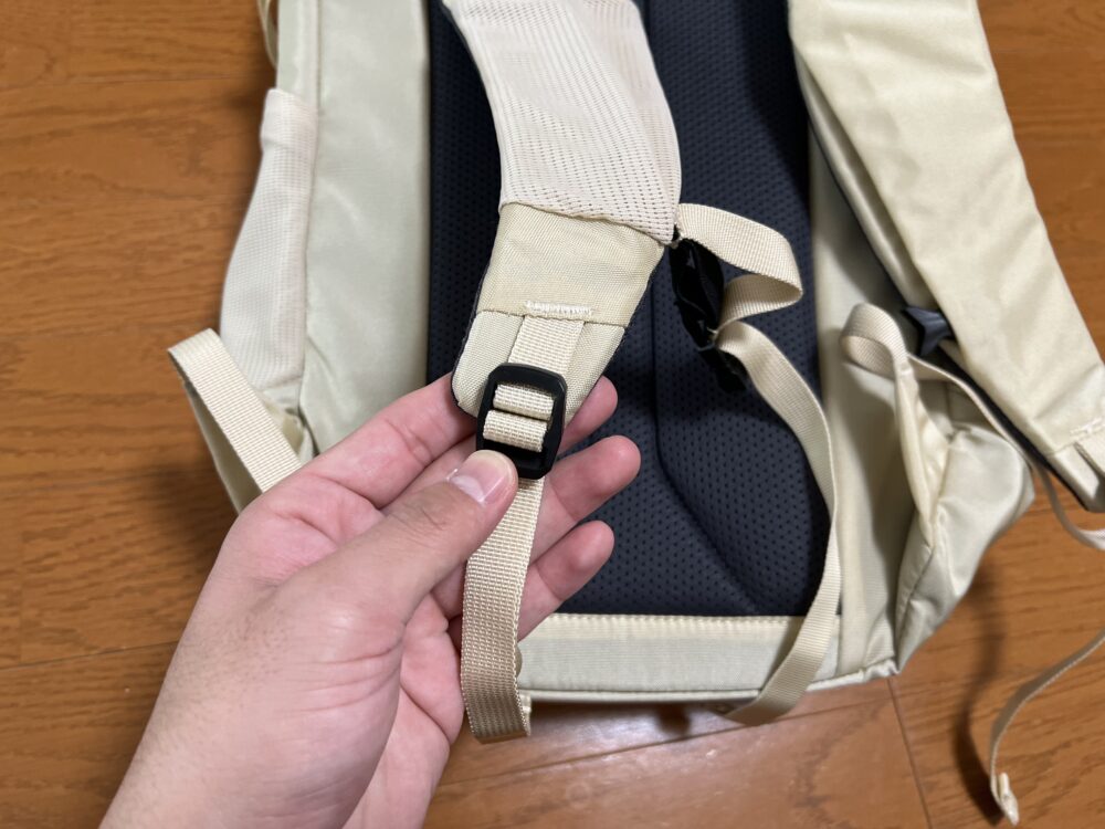 ショルダーハーネスのバックル