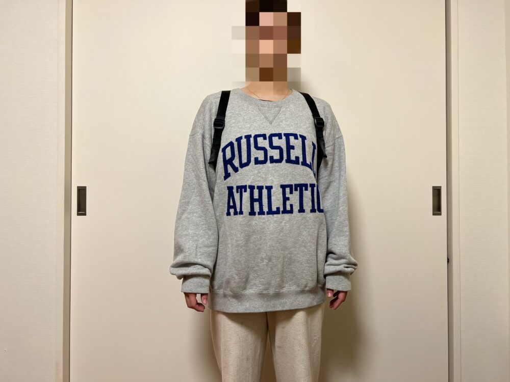 ネバーストップミニバックパック使用のイメージ(正面)