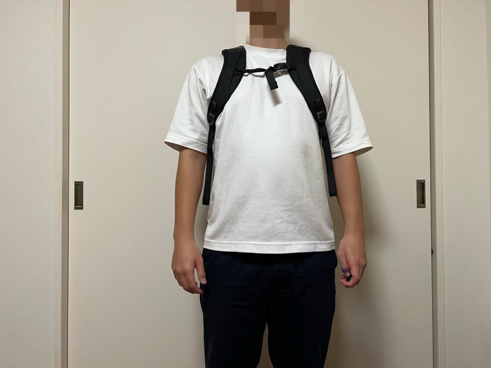 チェストベルト使用時のイメージ