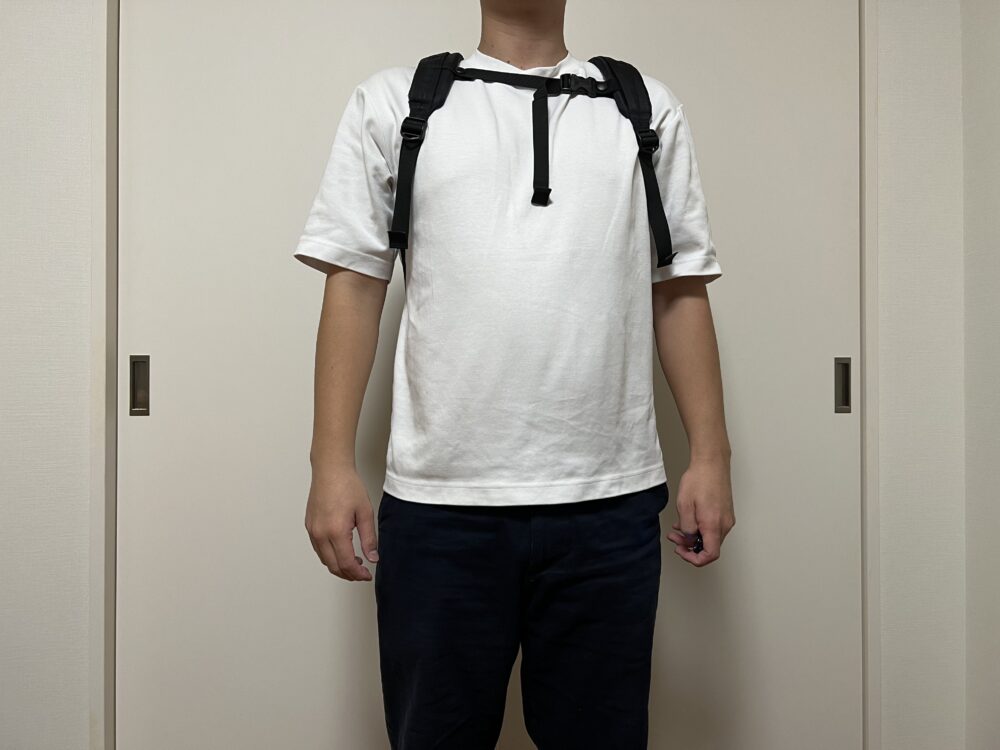 チェストベルト使用時のイメージ