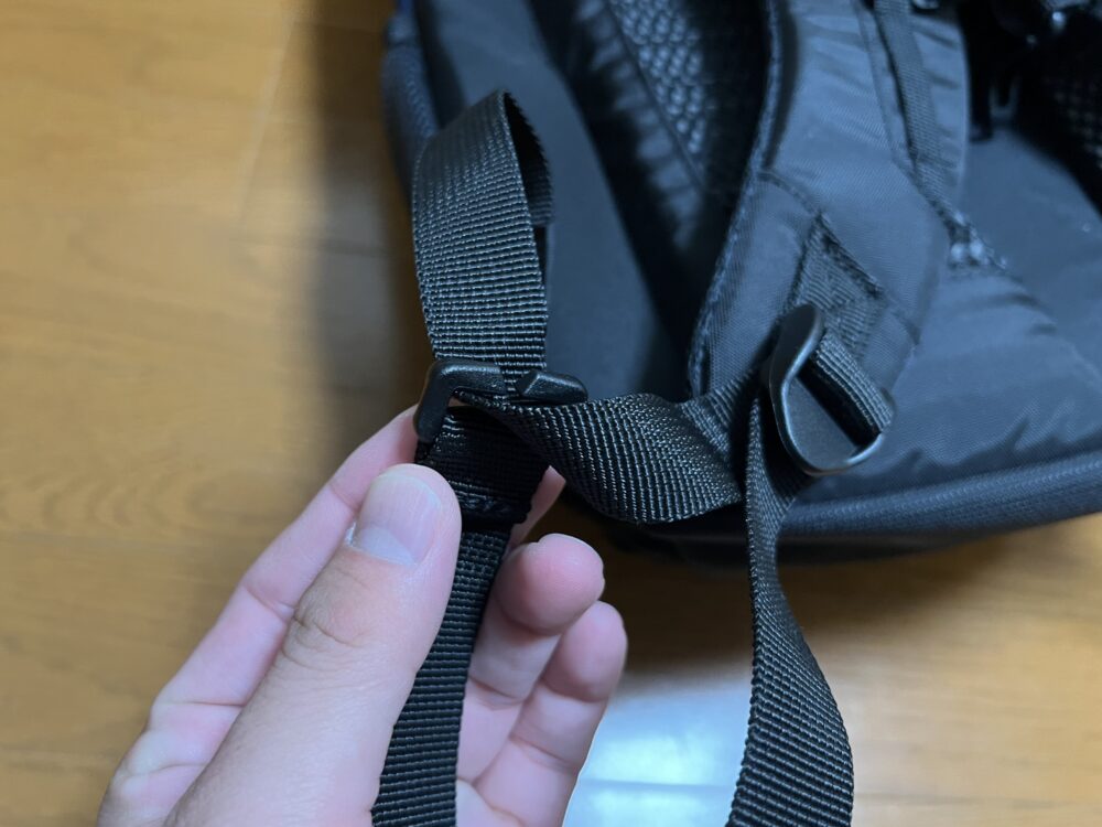 ハーネスの留め具