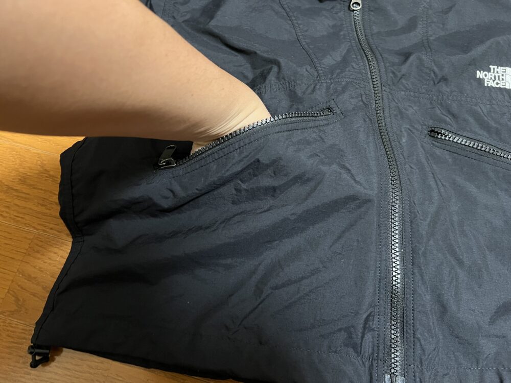 ポケットのサイズ