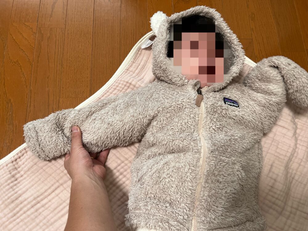 身長65㎝,体重7㎏ ,12-18mサイズ着用