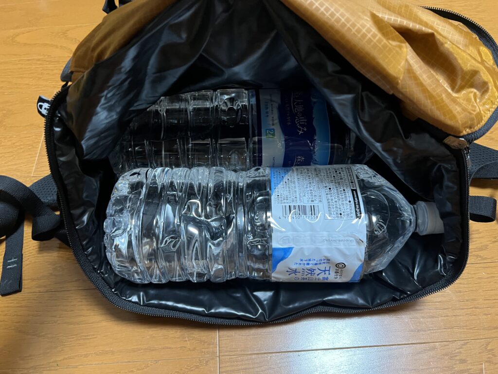 シューコンパートメント容量