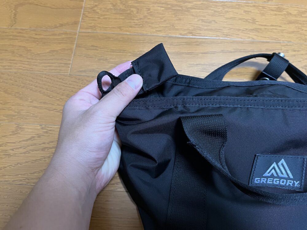 ショルダーストラップ取り付け箇所