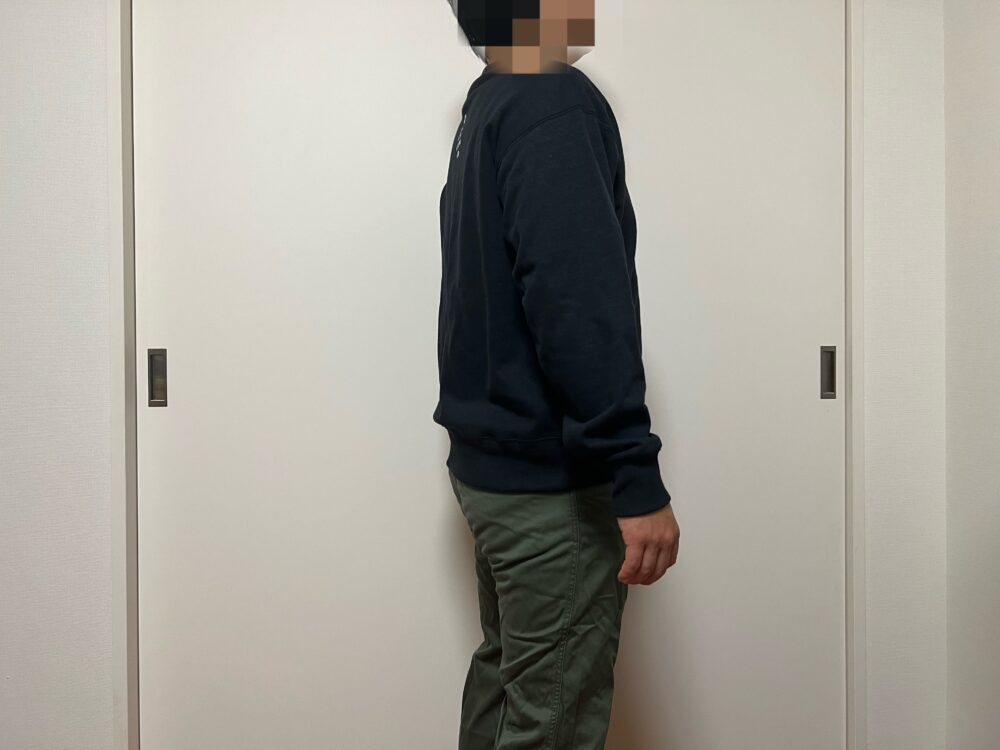 側面 Mサイズ着用