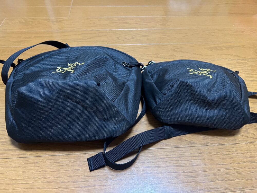 マンティス1と2サイズ比較
